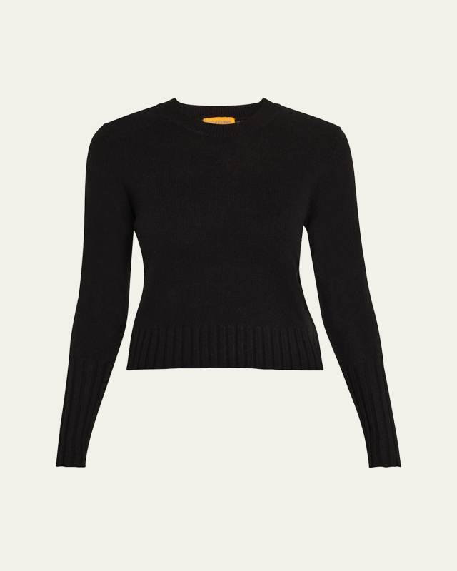 Shrunken Crewneck Sweater in Cashm